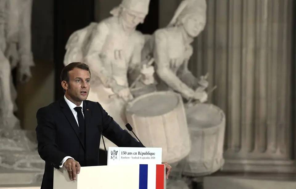Emmanuel Macron au Panthéon