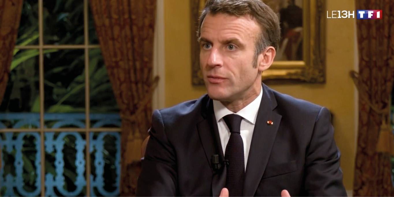 Emmanuel Macron, en direct sur TF1