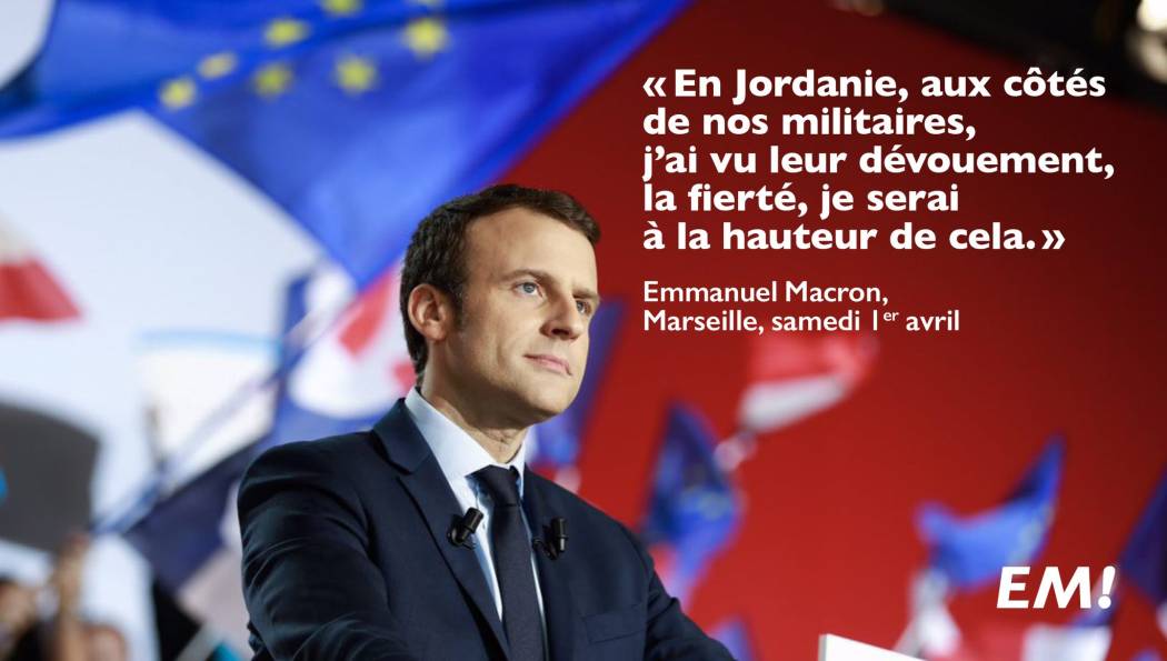Emmanuel Macron en Jordanie