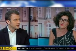 Interview d'Emmanuel Macron sur Réunion 1ère