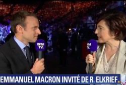 Interview d'Emmanuel Macron avec Ruth Elkrief à Pau