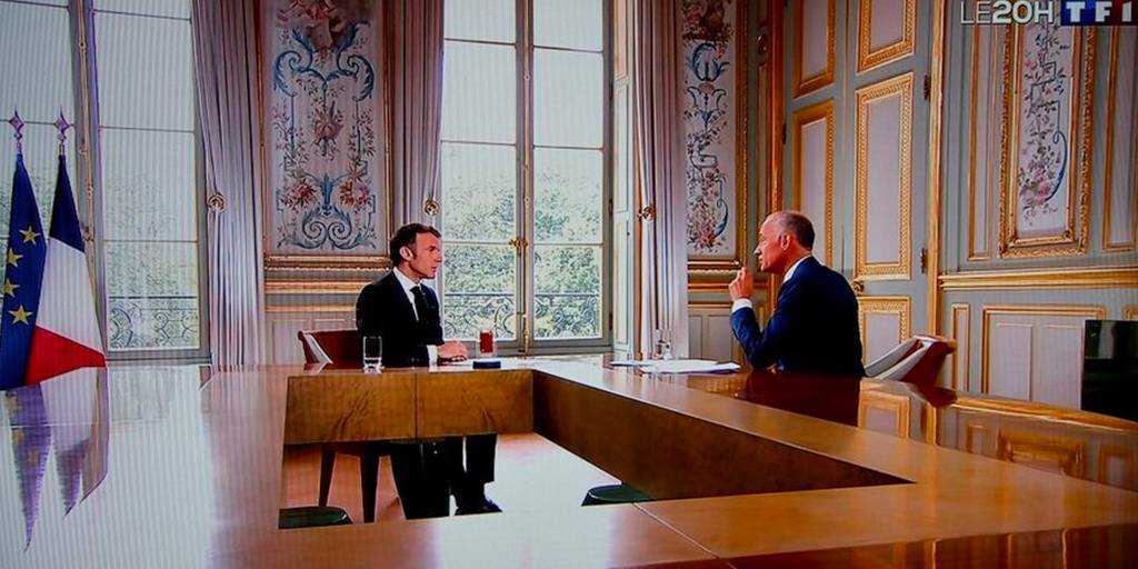 Emmanuel Macron est l'invité du 20h de TF1