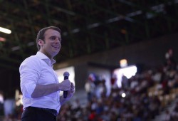 Meeting d'Emmanuel Macron à Saint Denis de La Réunion